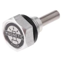Elesa Hydraulic Blanking Plug with Aluminium Matt Anodised Finish Model 59791