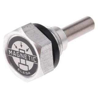 Elesa Hydraulic Blanking Plug with Aluminium Matt Anodised Finish Model 59791