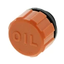 Elesa Hydraulic Breather Cap 31 mm Diameter G Thread Size Polyamide Cap Material Orange Colour 120°C Max Operating 54101