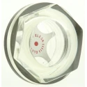Elesa Liquid Level Indicator with Metric BSP Thread Connection, Polyamide Housing, Halogenated Nitrile Rubber Seal 13691