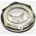 Elesa Liquid Level Indicator with Connection Thread Standard G and Size G 1 to 1/4 in, Maximum Operating Temperature 13761