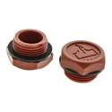 Elesa Hydraulic Blanking Plug Metric Thread G (BSP) Thread DIN, Fibreglass Reinforced Polyamide Technopolymer, 20mm 59980