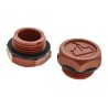 Elesa Hydraulic Blanking Plug Metric Thread G (BSP) Thread DIN, Fibreglass Reinforced Polyamide Technopolymer, 20mm 59980
