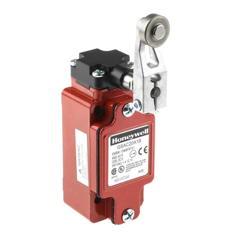 Honeywell Technologies GSA Series Roller Limit Switch, DPDT, IP67, Metal Housing, 600V AC, 6A GSAC20A1B