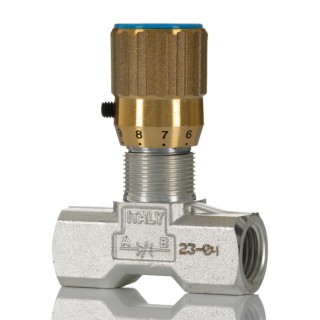 RS PRO In Line Mount Mounting Hydraulic Flow Control Valve BSP 1/4 in 210 bar 20L/min 283-8289