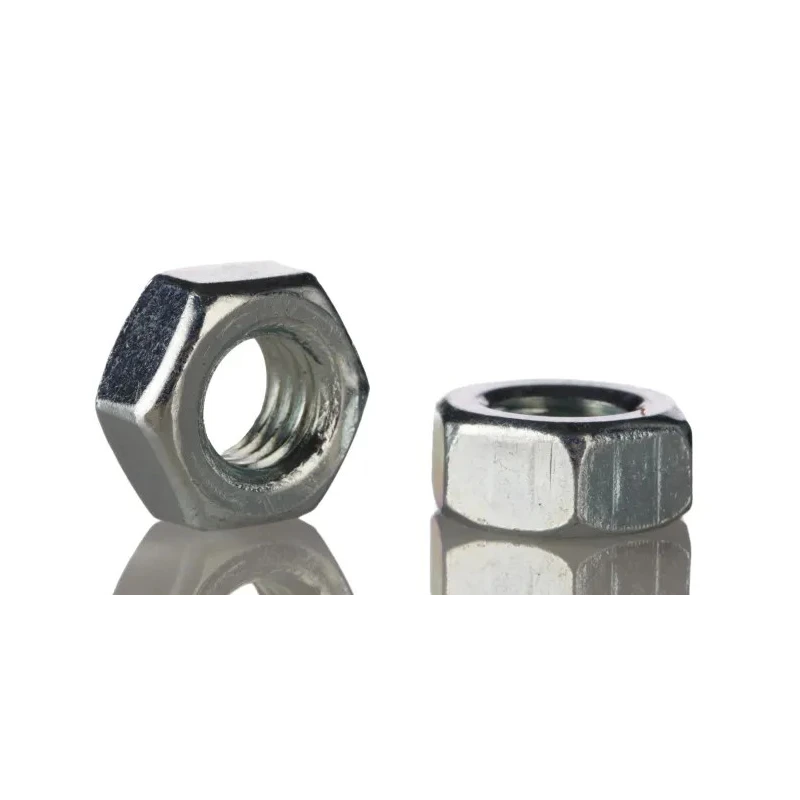 RS PRO Bright Zinc Steel Hex Nut M16 DIN 934 276-768