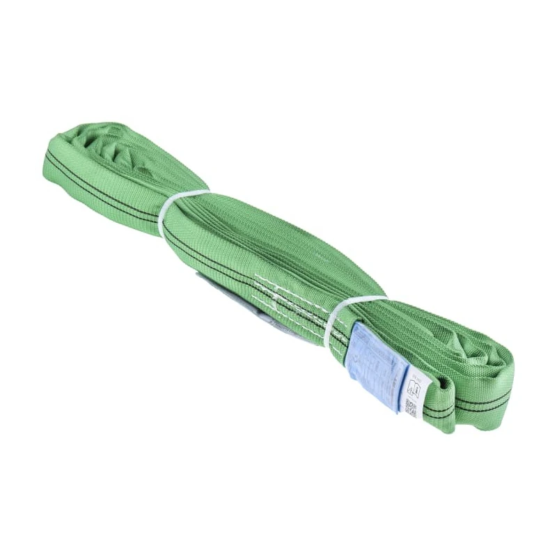 RS PRO 4 m Green Polyester Round Lifting Sling 2 t 124-4863