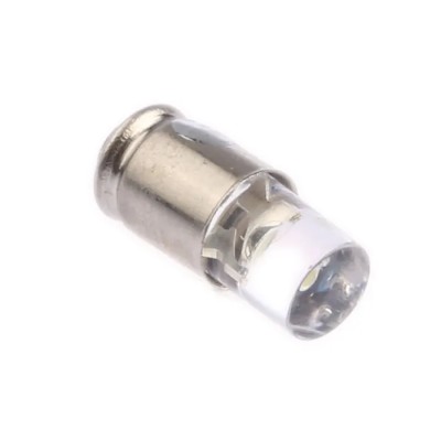 Marl White Indicator Lamp Single Chip 24V DC, Midget Groove Base, 4.8 mm Diameter 205-997-22-38