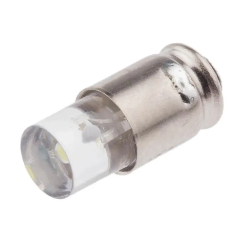 Marl White Indicator Lamp Single Chip Midget Groove Base 4.9 mm Diameter 205-997-23-38