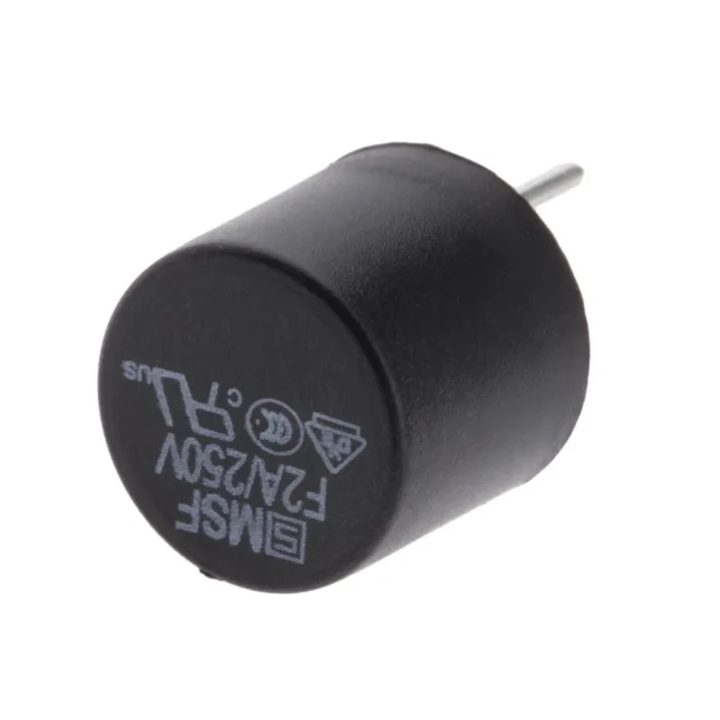 Schurter Non-Resettable Radial Fuse 2A 250V AC Fast Acting Thermoplastic Body 0034.6017