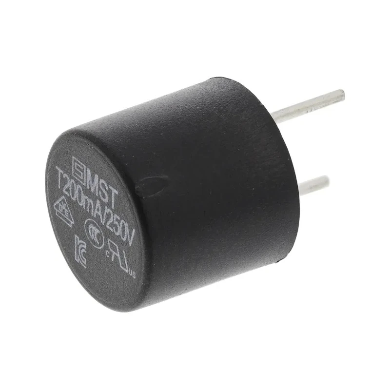 Schurter Non-Resettable Fuse Radial Lead 200mA 250V AC Thermoplastic Body MST 250 Model 0034.6608