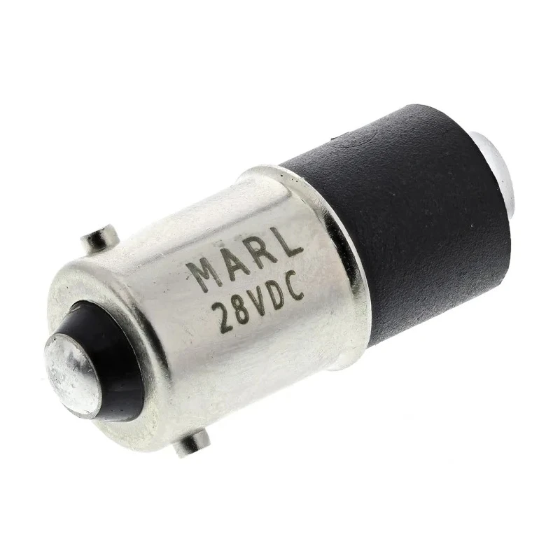 Marl White Indicator Lamp Single Chip, BA9 Base, 4.9 mm Diameter 215-997-23-38