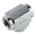 Enerpac High Pressure Female Tee Hydraulic Fitting 3/8in-18 NPTF Threads FZ1612