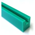 RS PRO Green GL1X Profile 08B Chain Guide 2m x 24mm x 30mm Polyethylene Material GL1X Model