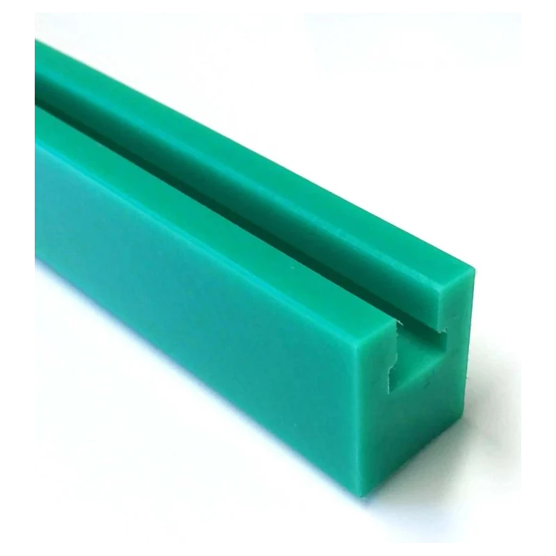 RS PRO Green GL1X Profile 08B Chain Guide 2m x 24mm x 30mm Polyethylene Material GL1X Model