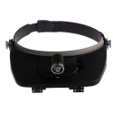 RS PRO Illuminated Magnifier, Magnifying Headband, Battery Operated LED with Four Lenses 1.2x to 3.5x Model 146-5483
