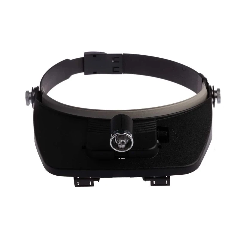 RS PRO Illuminated Magnifier, Magnifying Headband, Battery Operated LED with Four Lenses 1.2x to 3.5x Model 146-5483