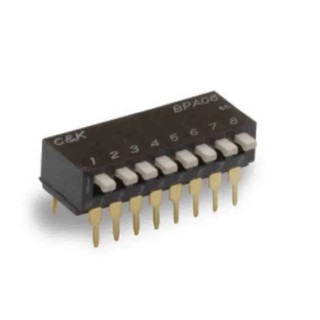 C & K Raised Slide Rotary Coded DIP Switch BPA06B