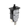 Schurter T11 Series Thermal Circuit Breaker Panel Mount 16A 1-Pole Snap-In Reset Push Button 4400.0034