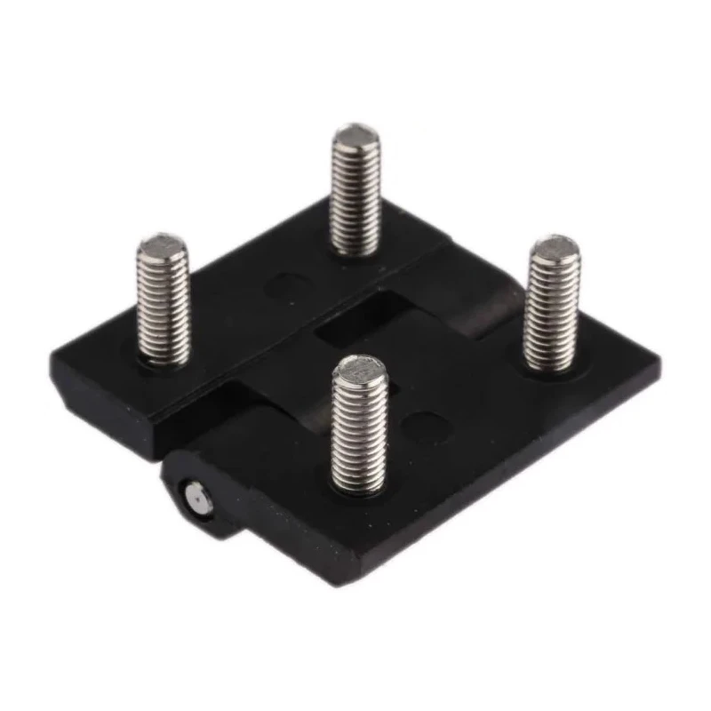 RS PRO Polycarbonate Butt Hinge with Fixed Stainless Steel Pin, Bolt-On Fixing, 40 mm x 40 mm x 5 mm 283-4091