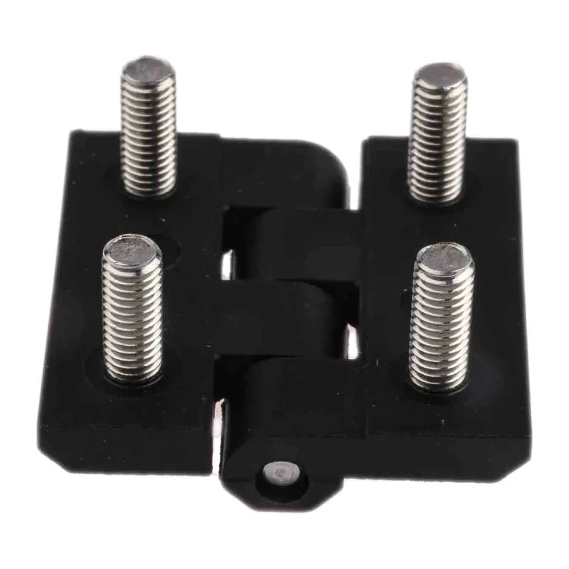 RS PRO Polycarbonate Butt Hinge with Fixed Stainless Steel Pin, Bolt-On Fixing, 40 mm x 40 mm x 5 mm 283-4091