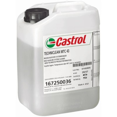 Castrol Techniclean MTC 43 Medium to Heavy Duty Machine Tool Cleaner Liquid 5 L Bottle 7950 4005