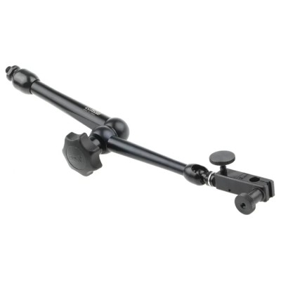 Noga Aluminium Base & Arm with DTI Clamp Centre Lock Arm, 261mm Length, Aluminium, DG 1010