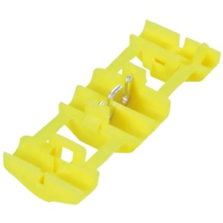 TE Connectivity Yellow Insulated Tap Splice Connector Glass Filled Nylon 10 AWG 17.5mm 735411-0