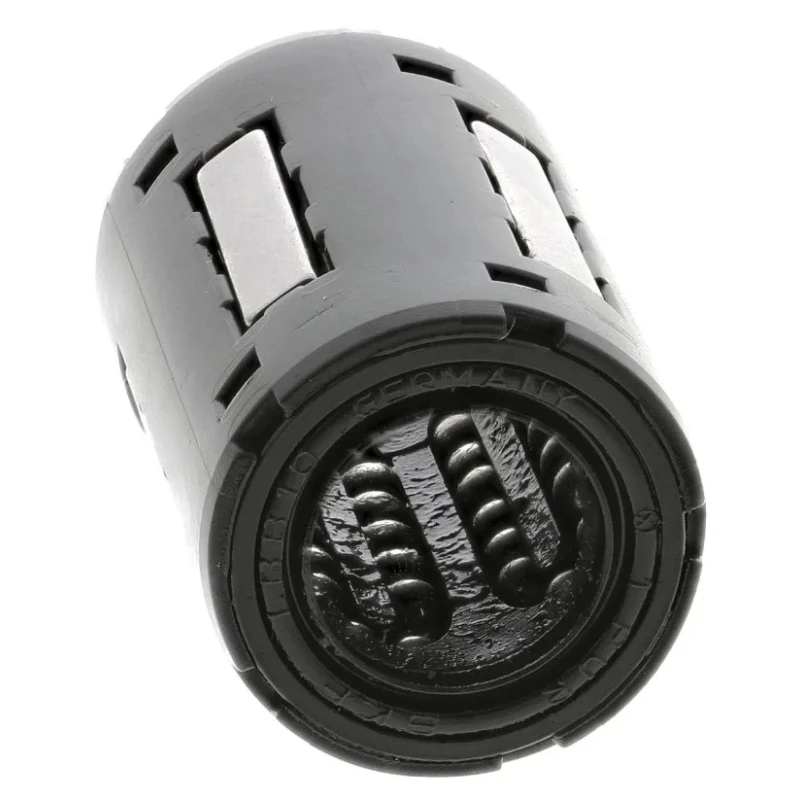 Ewellix Makers in Motion Linear Bearing with 10 mm ID, 17 mm OD, 26 mm Length, Sealed Steel Body, Dynamic Load LBBR 10-2LS