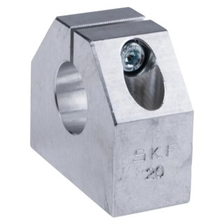 Ewellix Makers in Motion Linear Shaft Support 2-Bolt Base Bearing Housing Aluminium 45 mm Height LSHS20
