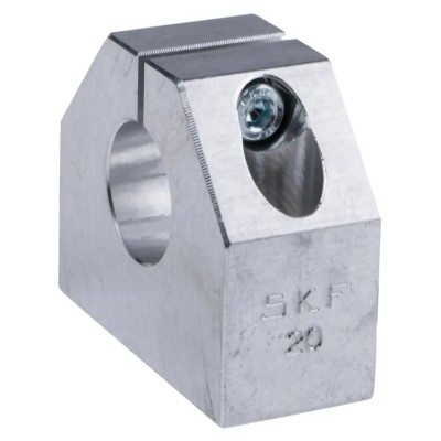 Ewellix Makers in Motion Linear Shaft Support 2-Bolt Base Bearing Housing Aluminium 45 mm Height LSHS20