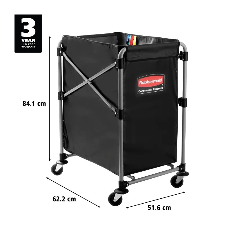 Rubbermaid Commercial Products Folding Cart 150 L Load Capacity, 516 mm Platform Width, 839 mm Height 1871643