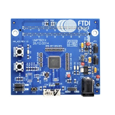 FTDI Chip Communication & Wireless Development Tool Bridge Evaluation Board with USB Interface 100MHz UMFT601A-B