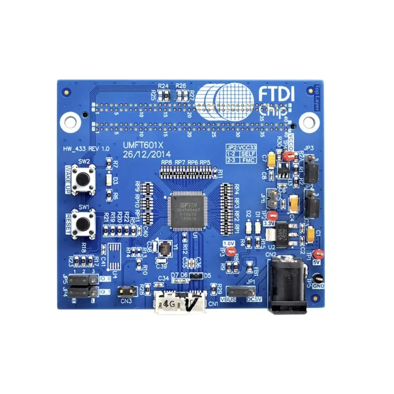 FTDI Chip Communication & Wireless Development Tool Bridge Evaluation Board with USB Interface 100MHz UMFT601A-B