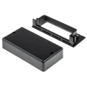 RS PRO Black Plastic Two-Part Panel Flush Handle 64 mm Height, 27.8 mm Width, 124 mm Length 161-1957
