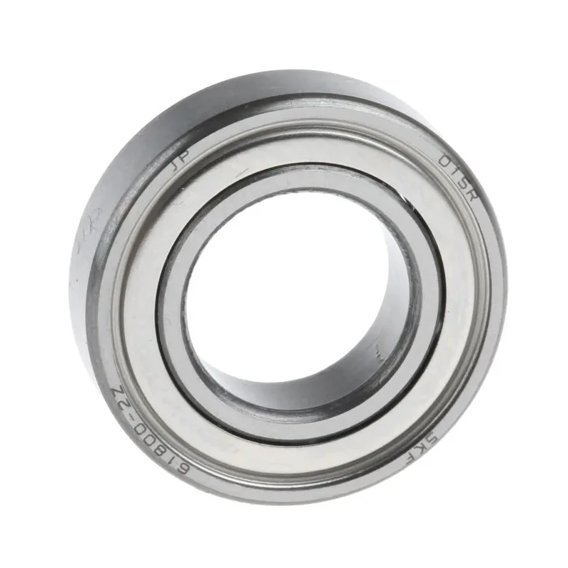 SKF Single Row Deep Groove Ball Bearing Shielded 10 mm ID, 19 mm OD, 5 mm Width 61800-2Z