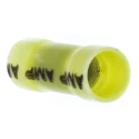 TE Connectivity Parallel Wire Splice Connector Yellow Insulated Tin Copper 10 AWG 22.1mm Diameter 5.84mm 34136
