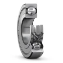SKF Single Row Deep Groove Ball Bearing 15 mm ID, 24 mm OD, 5 mm Width, Shielded Cage Steel 61802-2Z