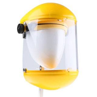 JSP Clear Acetate Face Shield with Chin, Brow Guard, Resistant to Molten Metal AFB011-330-200