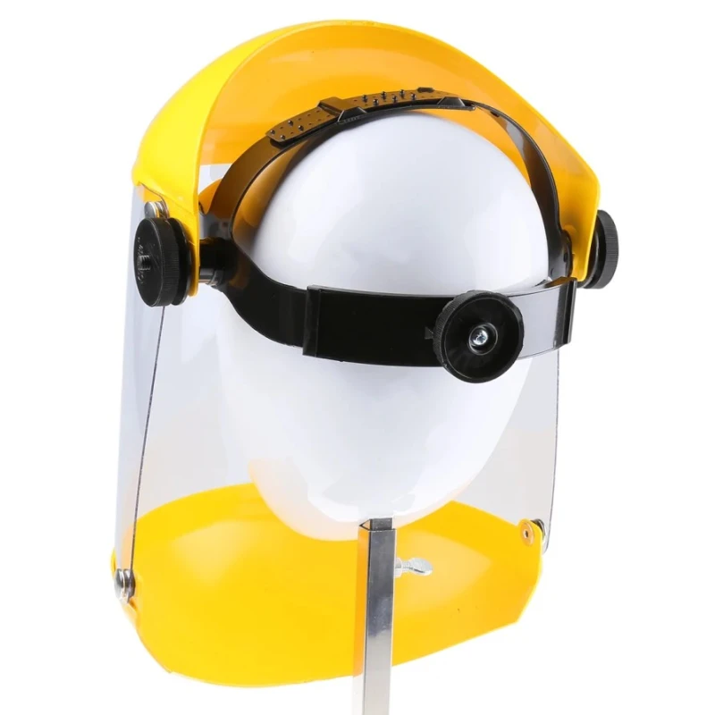 JSP Clear Acetate Face Shield with Chin, Brow Guard, Resistant to Molten Metal AFB011-330-200