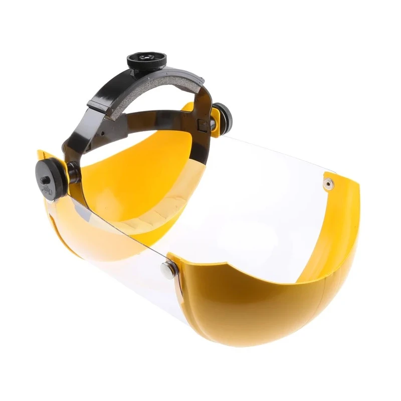 JSP Clear Acetate Face Shield with Chin, Brow Guard, Resistant to Molten Metal AFB011-330-200