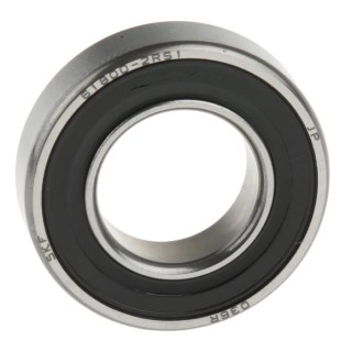 SKF Single Row Deep Groove Ball Bearing 10 mm ID, 19 mm OD, 5 mm Width, Sealed Sheet Metal Cage 61800-2RS1