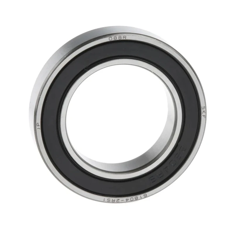 SKF Single Row Deep Groove Ball Bearing 20 mm ID, 32 mm OD, 7 mm Width, Sealed Cage 61804-2RS1