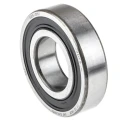 SKF Single Row Deep Groove Ball Bearing 30 mm ID, 62 mm OD, 16 mm Race Width, Steel Material, Sealed Ends 6206-2RS1