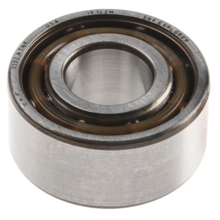 SKF Double Row Angular Contact Ball Bearing 15 mm ID, 35 mm OD, 15.9 mm Race Width, Non-Metallic Cage 3202A
