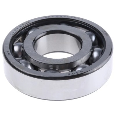 SKF 6306 Single Row Deep Groove Ball Bearing 30 mm ID, 72 mm OD, 19 mm Width, Open End Type, 13000 RPM 3 Medium Series 6306