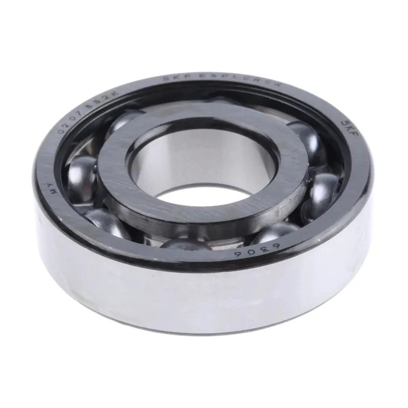 SKF 6306 Single Row Deep Groove Ball Bearing 30 mm ID, 72 mm OD, 19 mm Width, Open End Type, 13000 RPM 3 Medium Series 6306