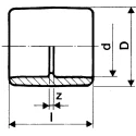 Georg Fischer Plastic Pipe Fitting Straight Solvent Cement Socket d16 to d225 mm 723910108