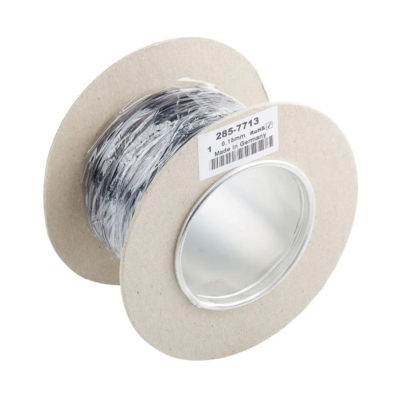 RS PRO FlexiVolt Series Black Hook Up Wire, 26 AWG, 39x0.07 mm Core Strands, 100 m, 500V, Flame Retardant 285-7713