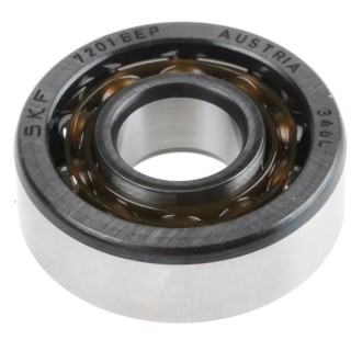 SKF Single Row Angular Contact Ball Bearing 12 mm ID, 32 mm OD, 10 mm Race Width 7201 BEP